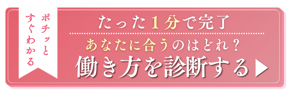 たった1分で完了。あなたに合うのはどれ？働き方を診断する